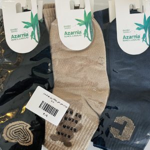 جوراب نخی مچی بچگانه روی مچ طرح دار