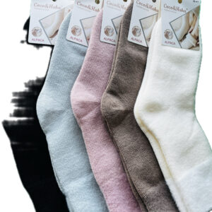 جوراب داخل حوله ای ساقدار زنانه کوکو ساده رنگبندی