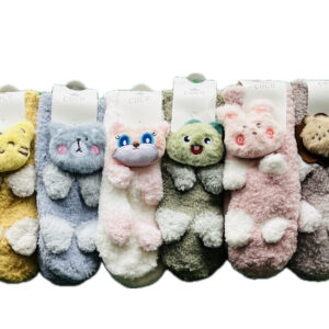 جوراب بوکله بچگانه و زنانه زیر استپ دار عروسکی