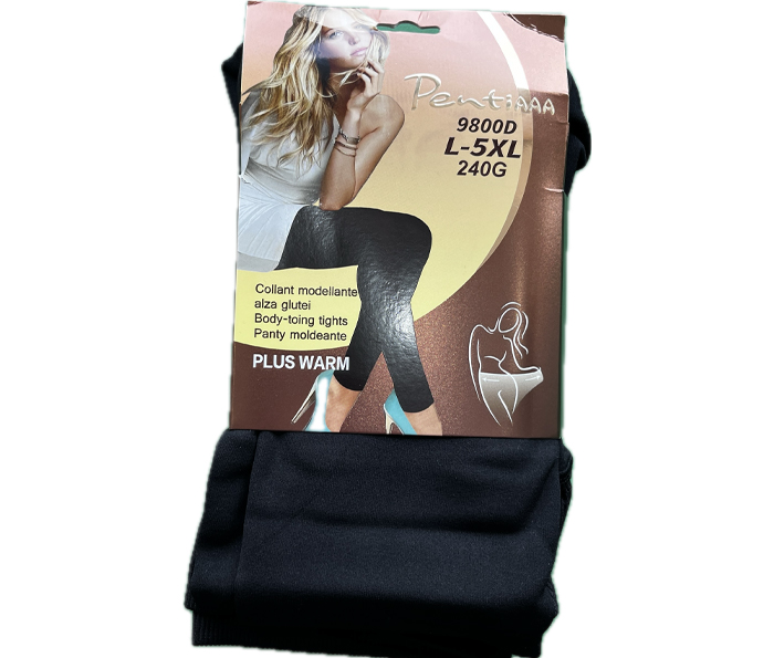 ساق شلواری سه بعدی ۹۸۰۰ پنتی مشکی داخل خز دار اعلا