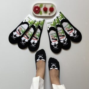 کالج نخی دورژله ای زنانه طرح گربه کیوت